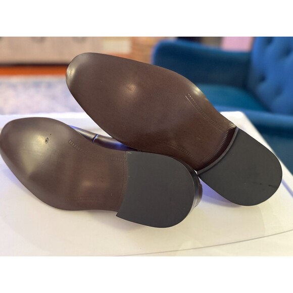 NEW Men's Joseph Abboud Sz 11 Brown Oxford Shoes Leather Dressy Lace Up Career - Picture 9 of 10